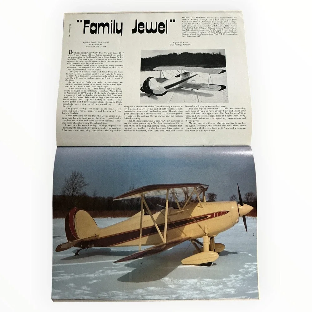Sport Aviation January 1981 EAA Leo Loudenslager Laser 200 Aerobatic Aircraft